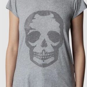 NWT Zadig & Voltaire Heather Gray Tee